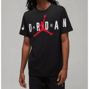 Air Jordan Center Jumpman Tee Size Large Style DV1445-010 Black/White/Red